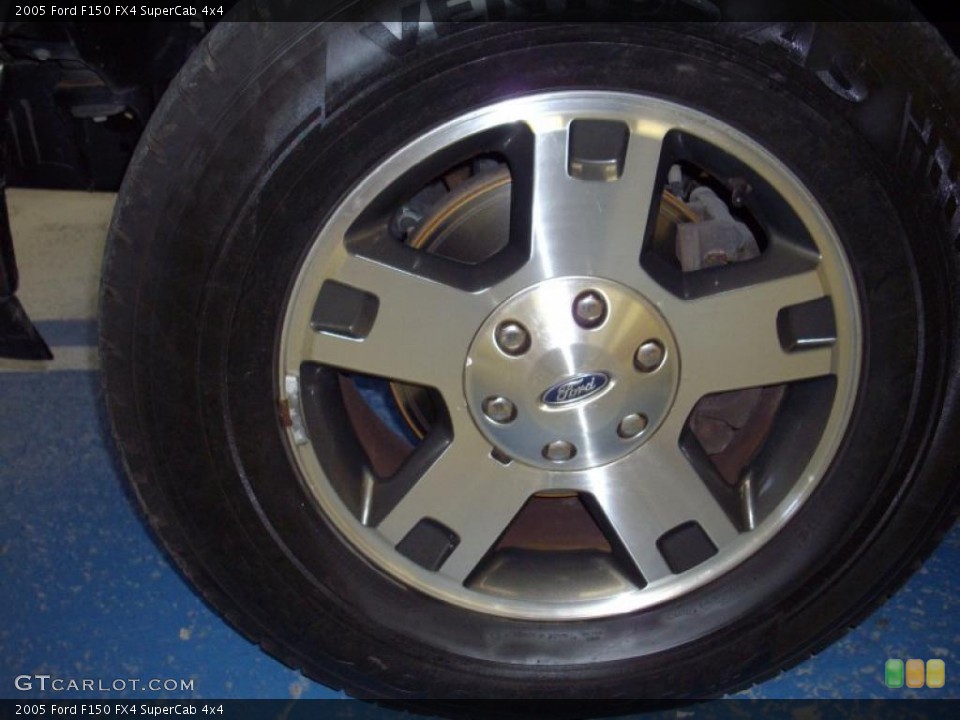 2005 Ford F150 FX4 SuperCab 4x4 Wheel and Tire Photo #39712367