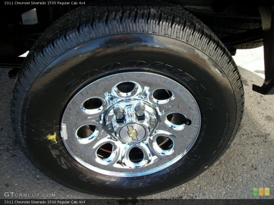 2011 Chevrolet Silverado 1500 Regular Cab 4x4 Wheel and Tire Photo #39712759