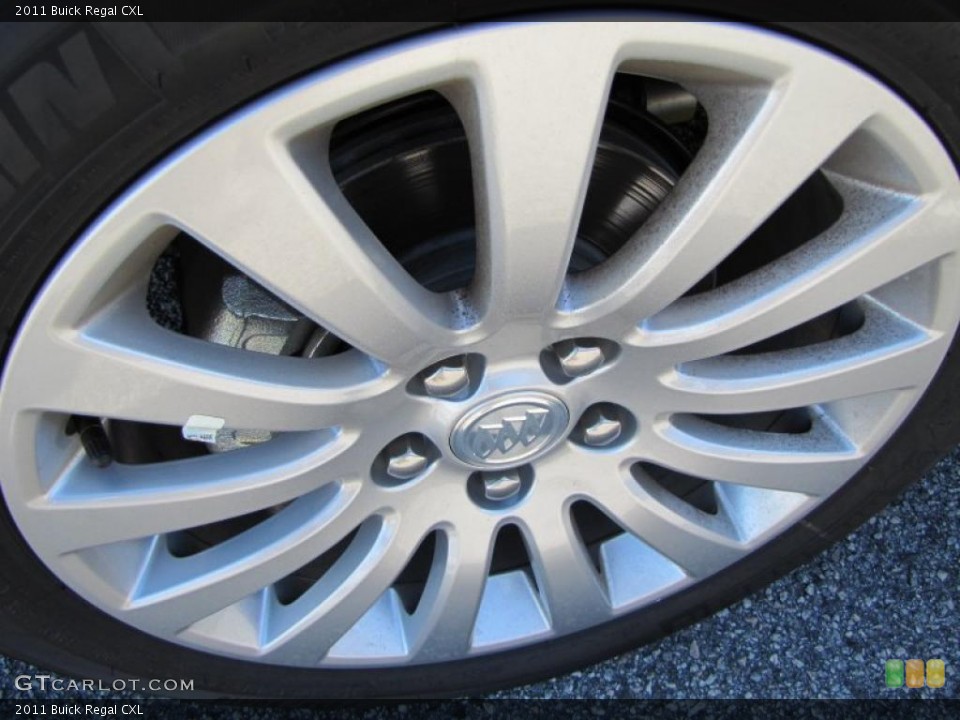 2011 Buick Regal CXL Wheel and Tire Photo #39715003