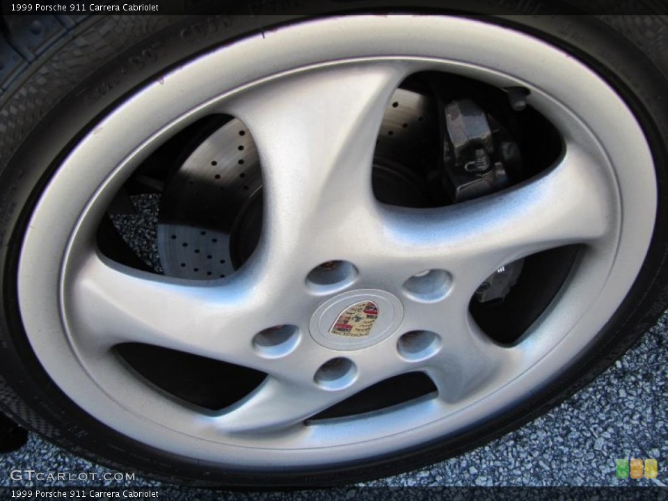 1999 Porsche 911 Carrera Cabriolet Wheel and Tire Photo #39717575