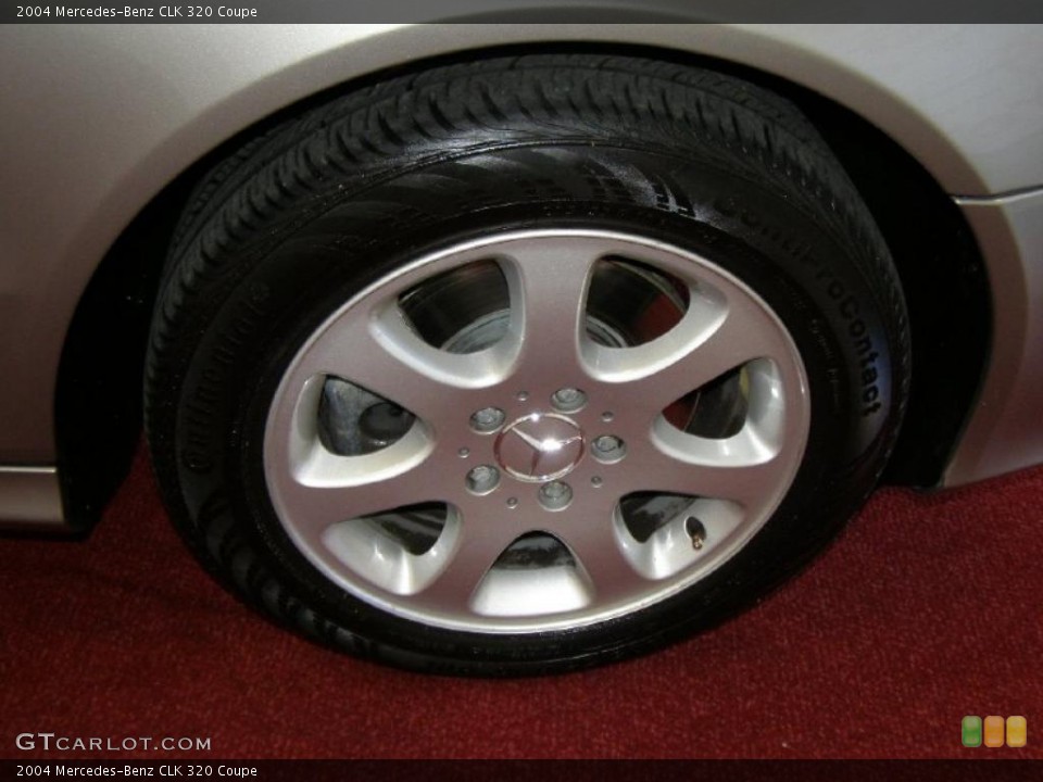 2004 Mercedes-Benz CLK 320 Coupe Wheel and Tire Photo #39722195