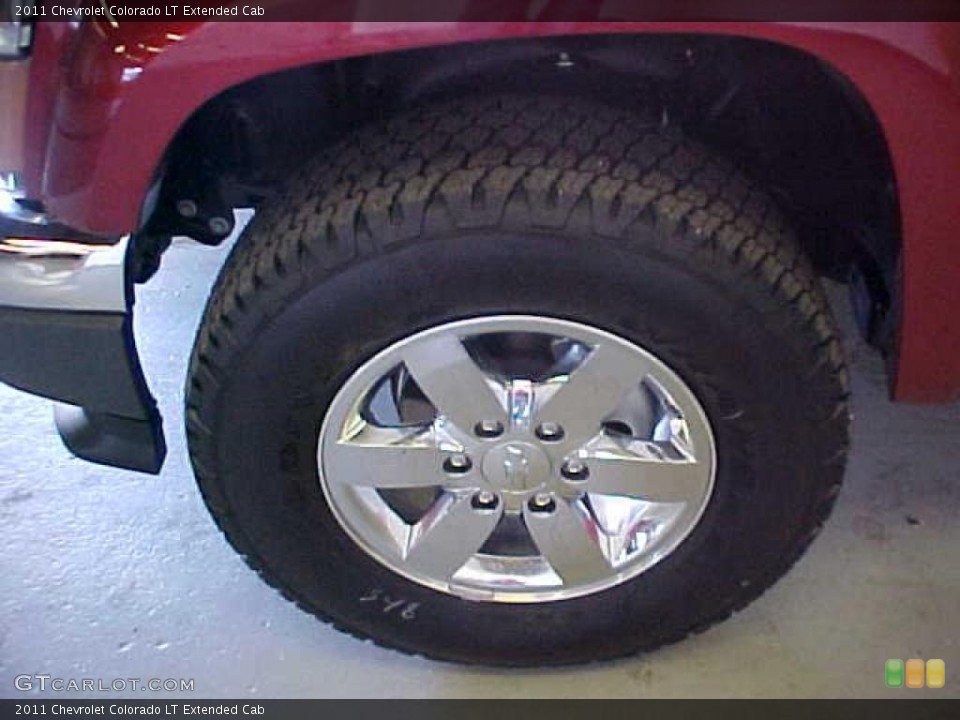2011 Chevrolet Colorado LT Extended Cab Wheel and Tire Photo #39723847
