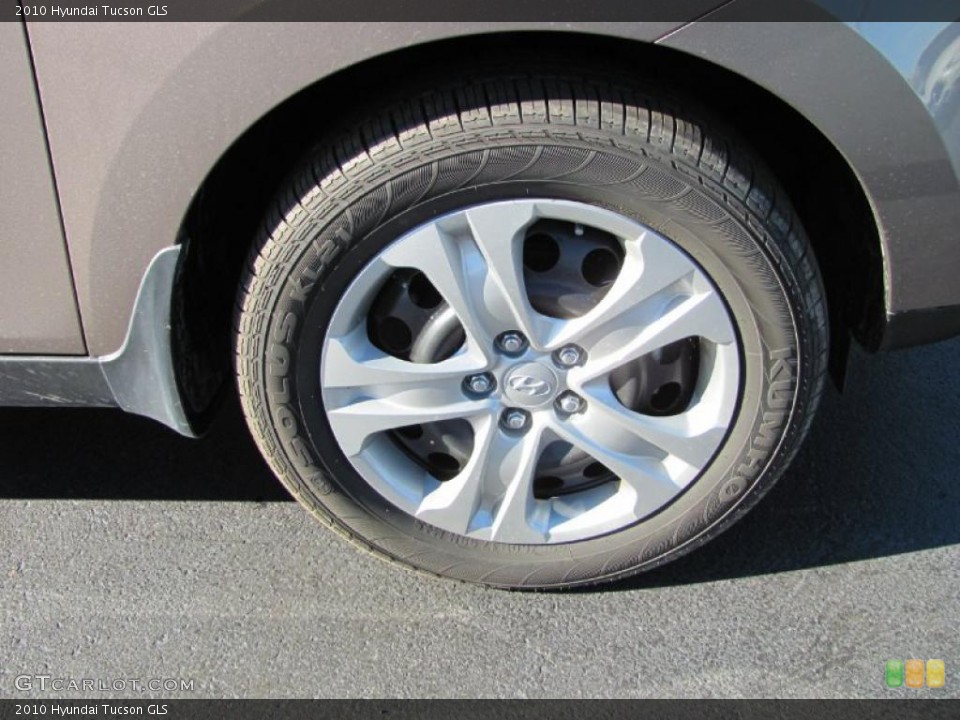 2010 Hyundai Tucson GLS Wheel and Tire Photo #39725063