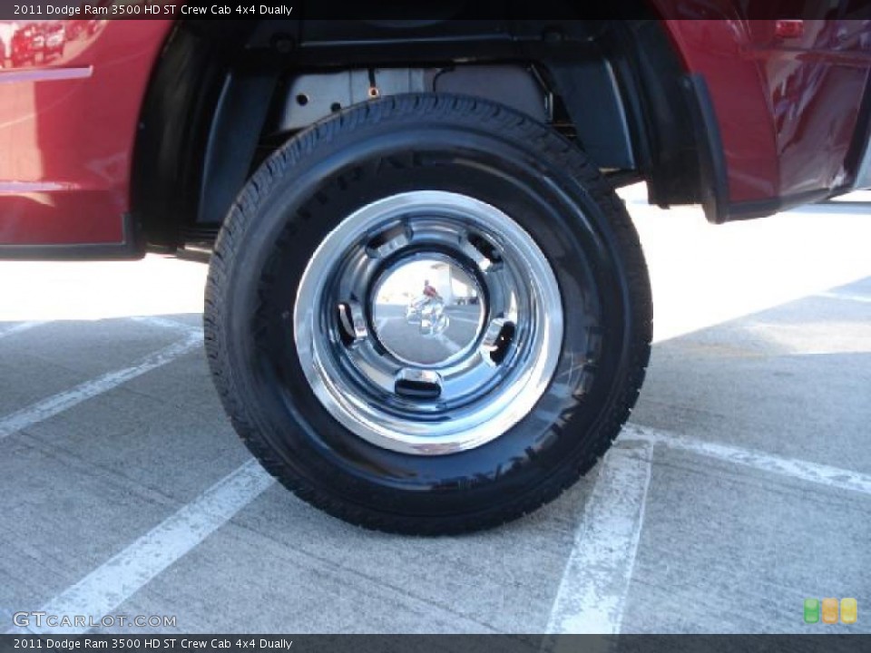 2011 Dodge Ram 3500 HD ST Crew Cab 4x4 Dually Wheel and Tire Photo #39727335