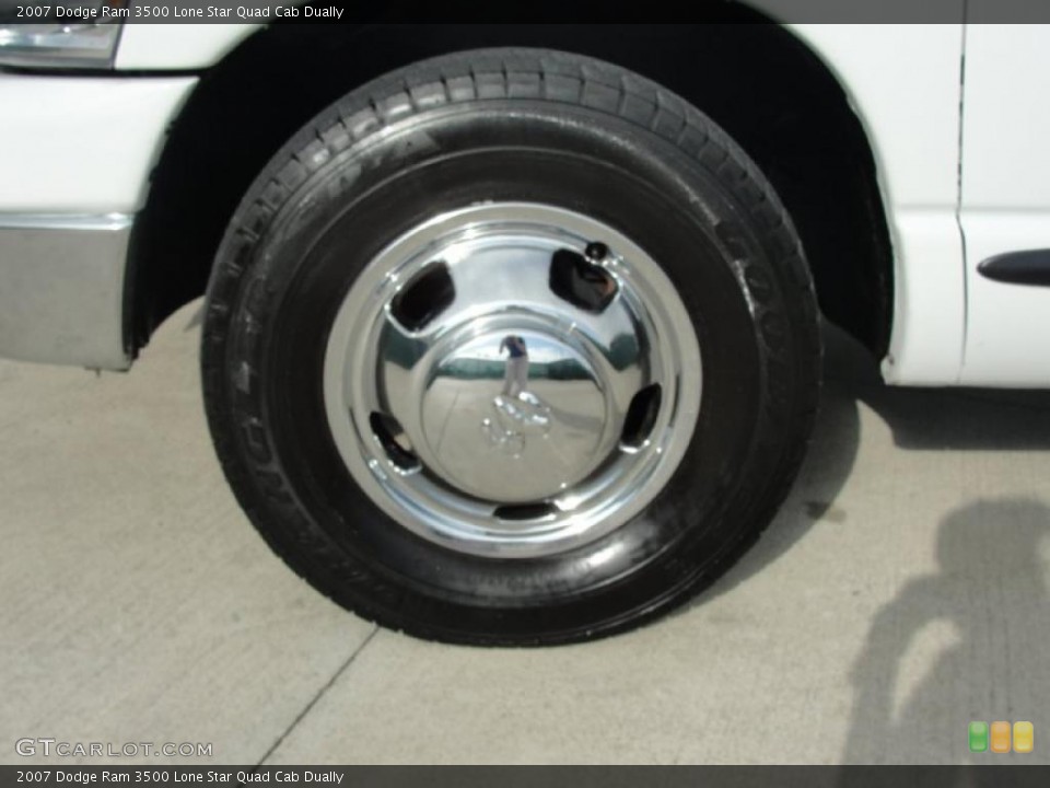 2007 Dodge Ram 3500 Lone Star Quad Cab Dually Wheel and Tire Photo #39733168