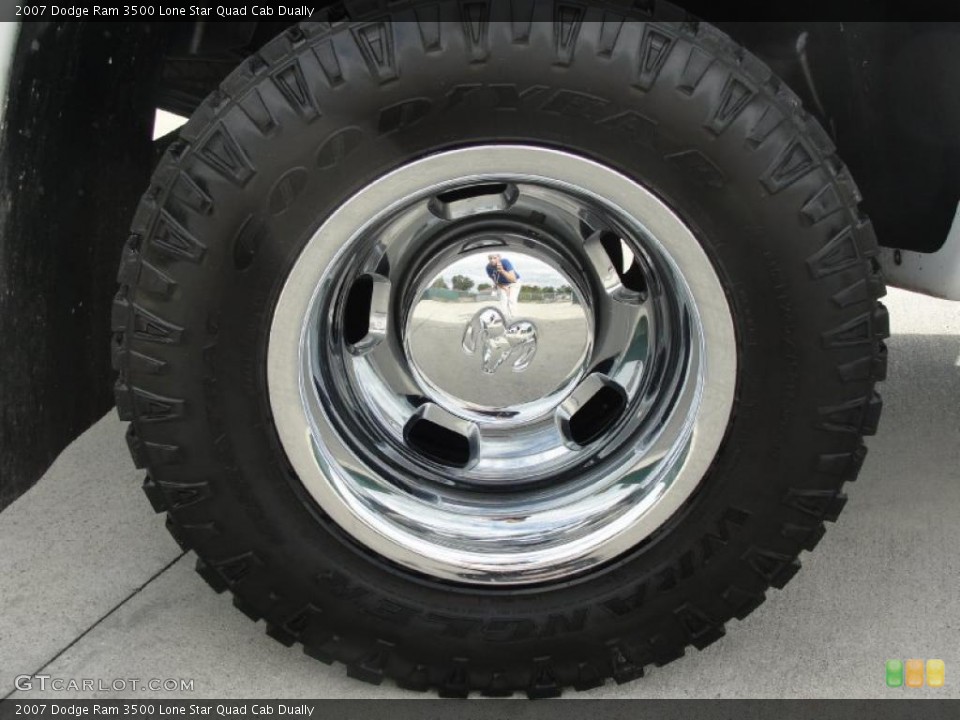 2007 Dodge Ram 3500 Lone Star Quad Cab Dually Wheel and Tire Photo #39733200