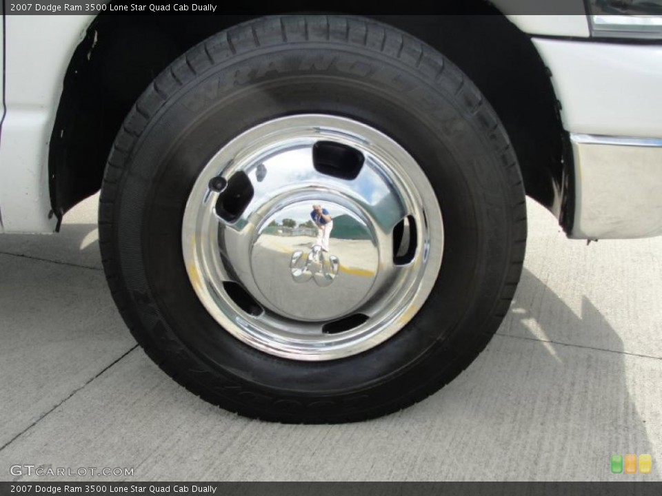 2007 Dodge Ram 3500 Lone Star Quad Cab Dually Wheel and Tire Photo #39733216