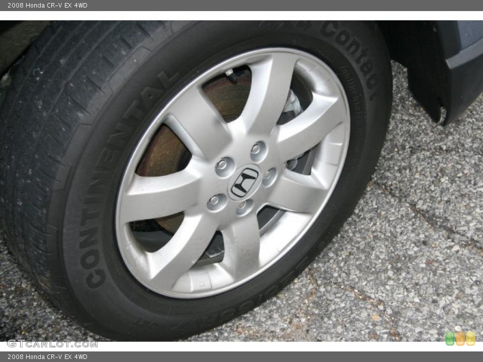 2008 Honda CR-V EX 4WD Wheel and Tire Photo #39733376