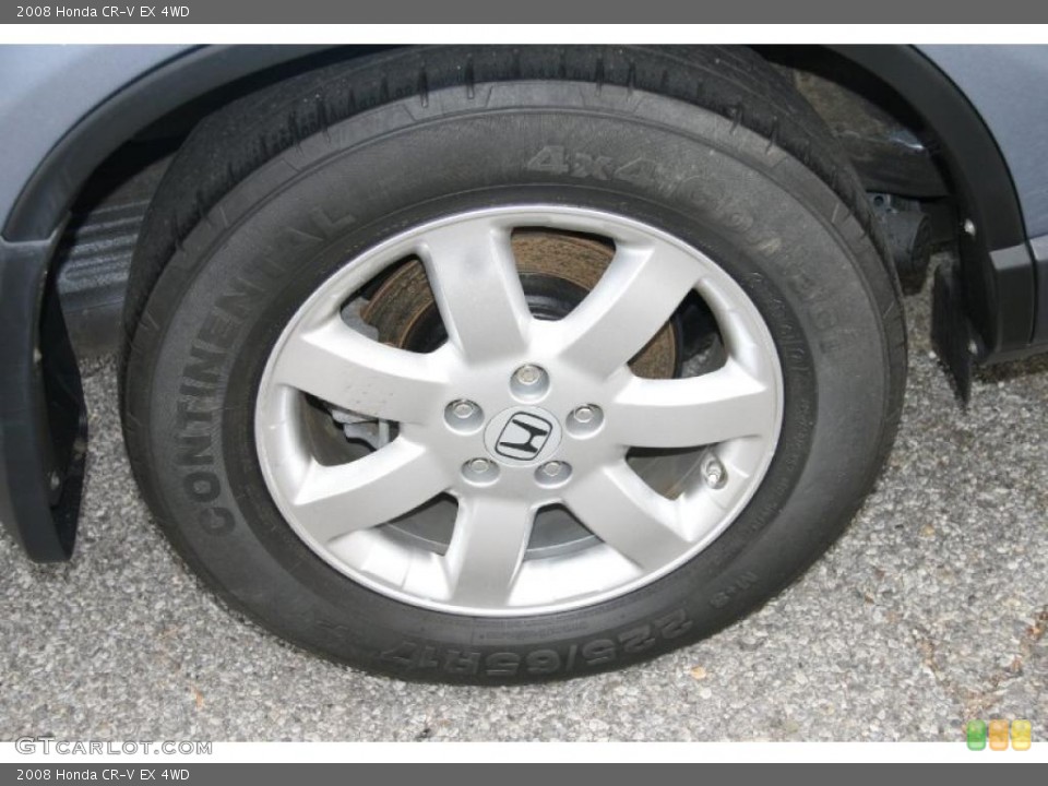2008 Honda CR-V EX 4WD Wheel and Tire Photo #39733396