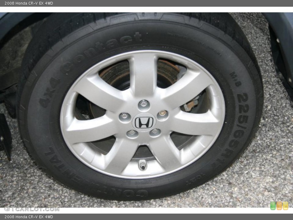 2008 Honda CR-V EX 4WD Wheel and Tire Photo #39733408