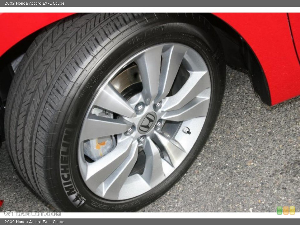2009 Honda Accord EX-L Coupe Wheel and Tire Photo #39733833