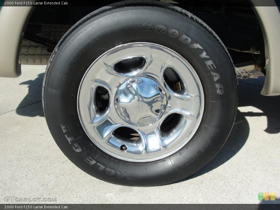 2000 Ford F150 Lariat Extended Cab Wheel and Tire Photo #39734747