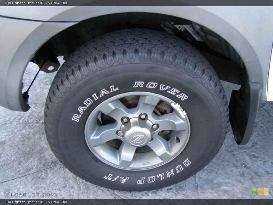 2001 Nissan Frontier XE V6 Crew Cab Wheel and Tire Photo #39736761