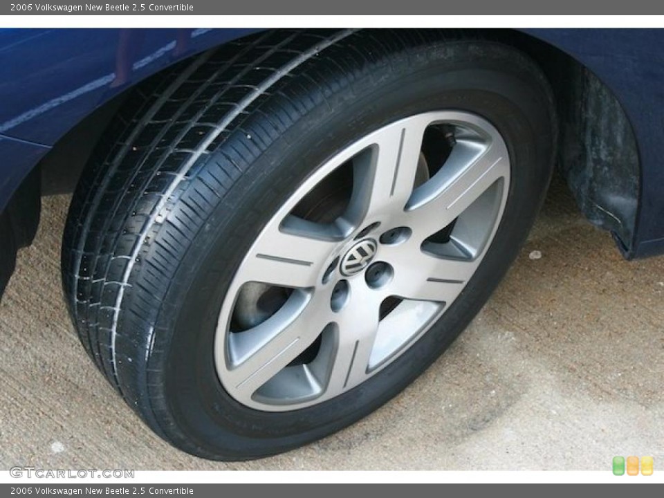 2006 Volkswagen New Beetle 2.5 Convertible Wheel and Tire Photo #39738445
