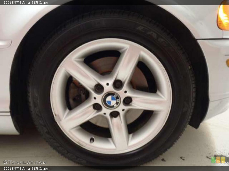 2001 BMW 3 Series 325i Coupe Wheel and Tire Photo #39741310