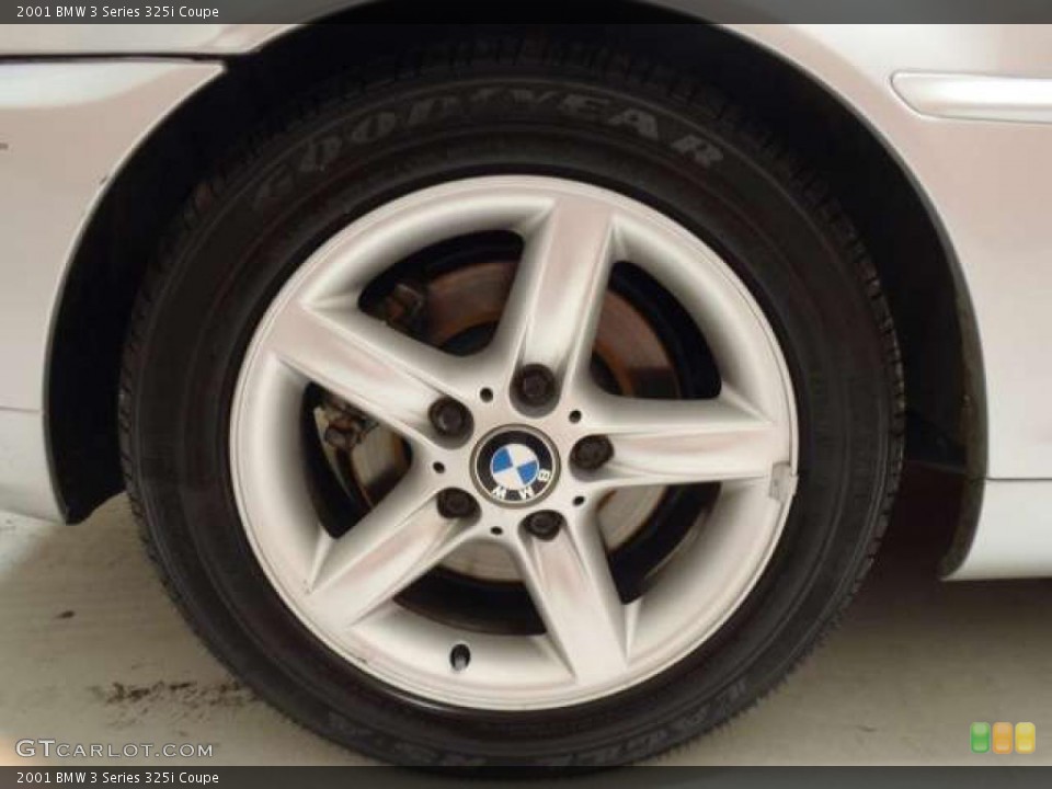 2001 BMW 3 Series 325i Coupe Wheel and Tire Photo #39741326