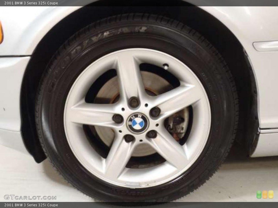 2001 BMW 3 Series 325i Coupe Wheel and Tire Photo #39741358