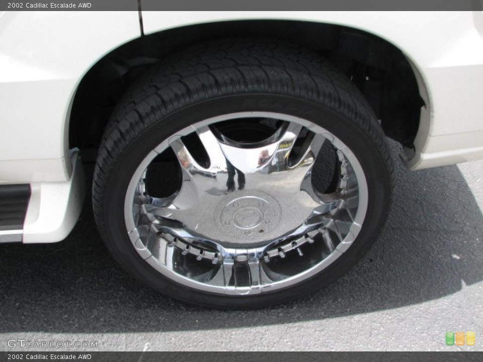 2002 Cadillac Escalade Custom Wheel and Tire Photo #39741894