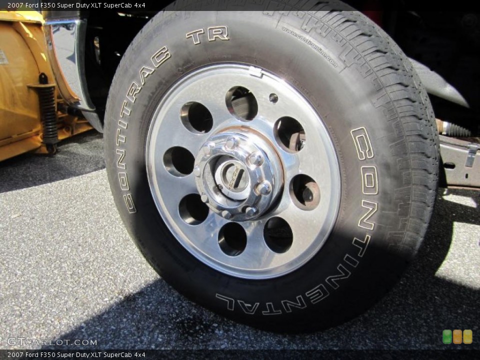 2007 Ford F350 Super Duty XLT SuperCab 4x4 Wheel and Tire Photo #39741990