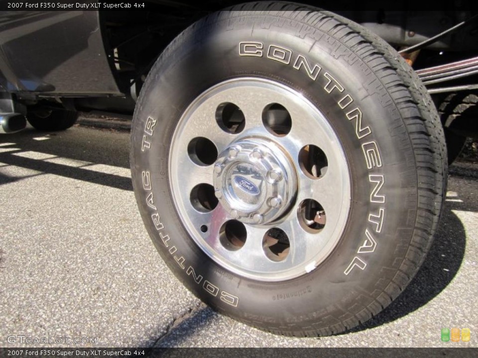 2007 Ford F350 Super Duty XLT SuperCab 4x4 Wheel and Tire Photo #39742006