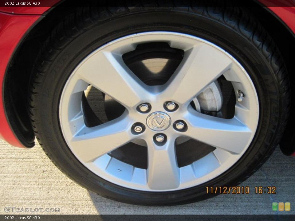 2002 Lexus SC 430 Wheel and Tire Photo #39754614