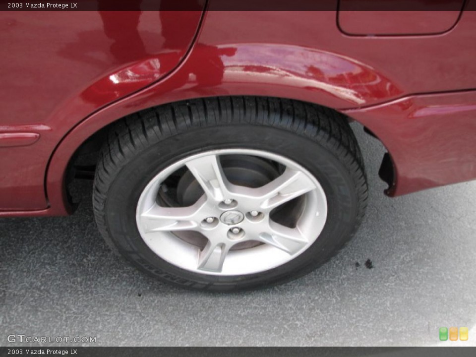 2003 Mazda Protege LX Wheel and Tire Photo #39757806