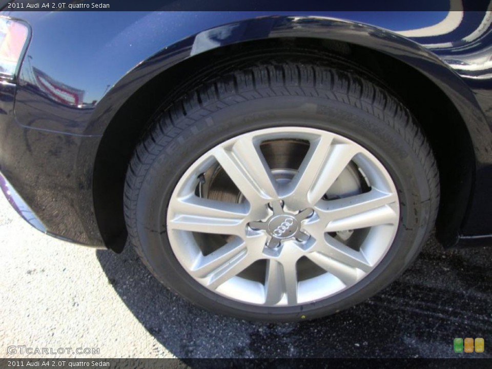 2011 Audi A4 2.0T quattro Sedan Wheel and Tire Photo #39761554