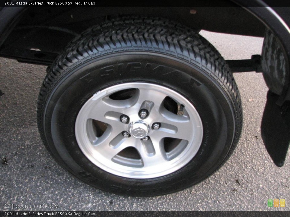 2001 Mazda B-Series Truck B2500 SX Regular Cab Wheel and Tire Photo #39765530