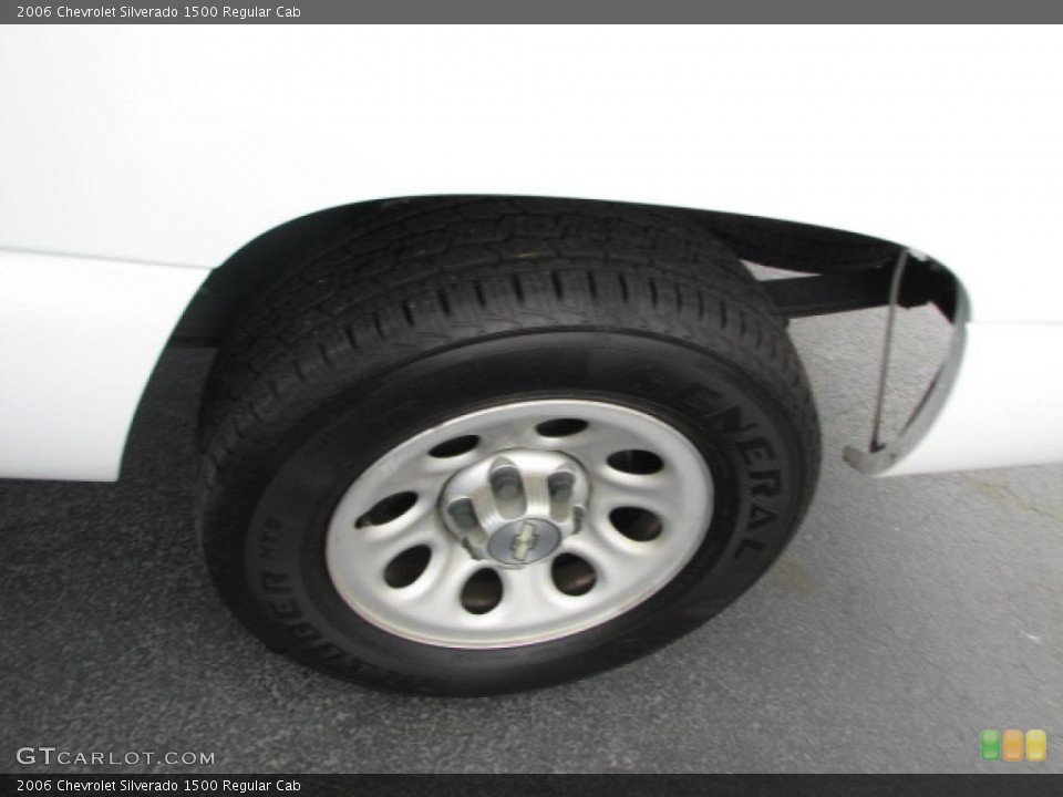 2006 Chevrolet Silverado 1500 Regular Cab Wheel and Tire Photo #39771626