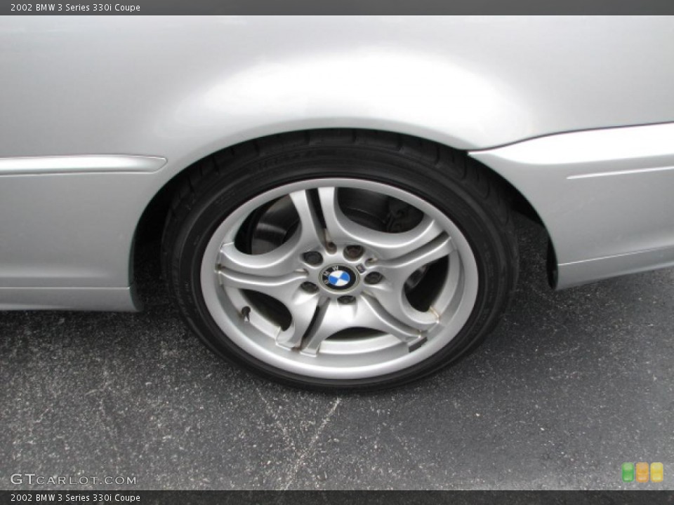 2002 BMW 3 Series 330i Coupe Wheel and Tire Photo #39774982