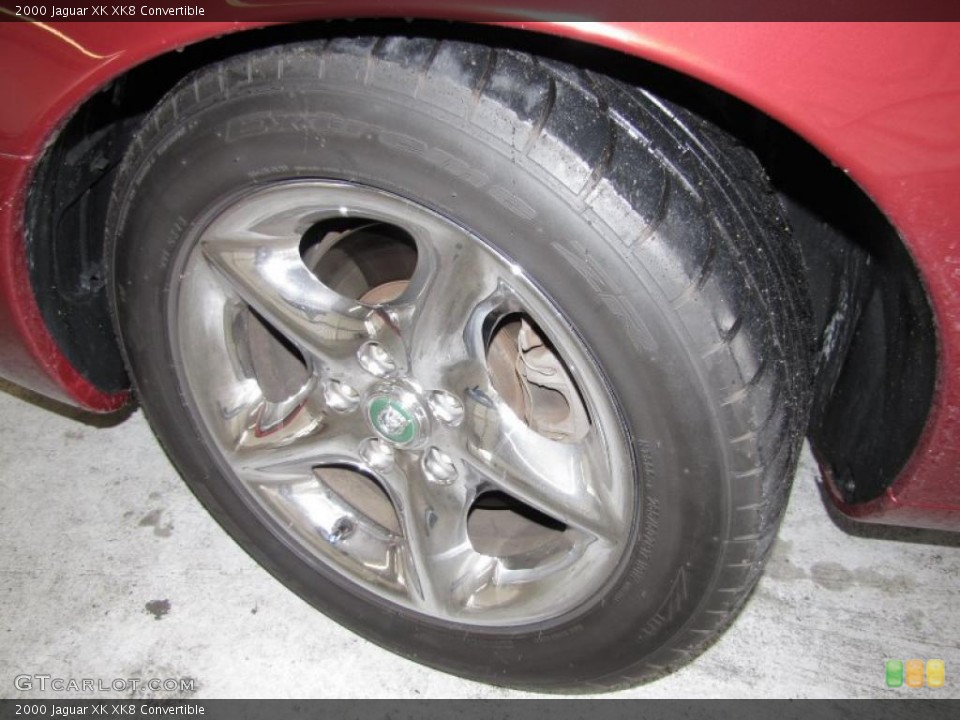 2000 Jaguar XK XK8 Convertible Wheel and Tire Photo #39779484