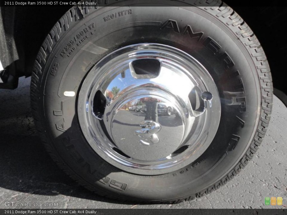 2011 Dodge Ram 3500 HD ST Crew Cab 4x4 Dually Wheel and Tire Photo #39780696
