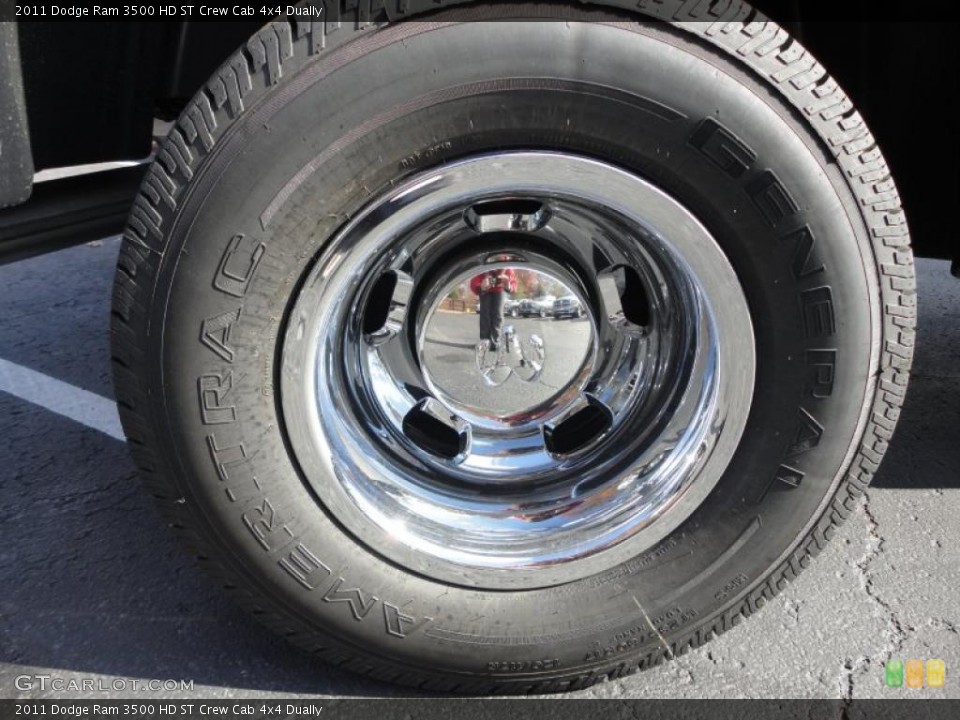 2011 Dodge Ram 3500 HD ST Crew Cab 4x4 Dually Wheel and Tire Photo #39780724