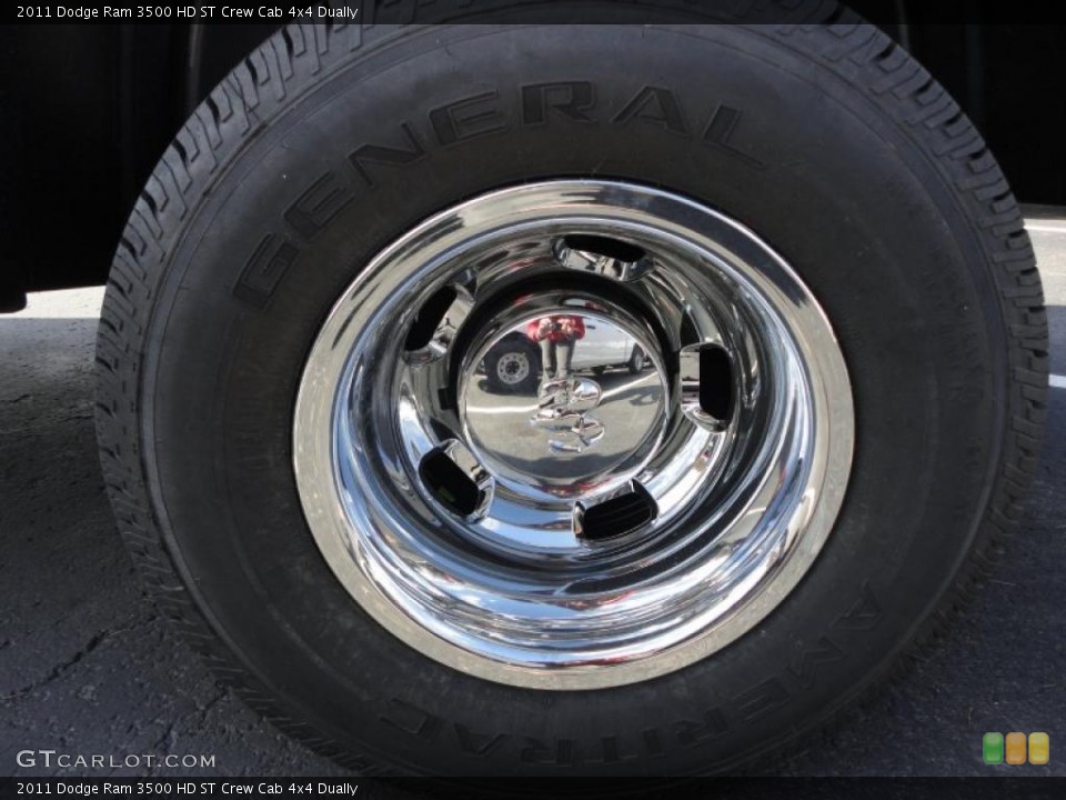 2011 Dodge Ram 3500 HD ST Crew Cab 4x4 Dually Wheel and Tire Photo #39780756