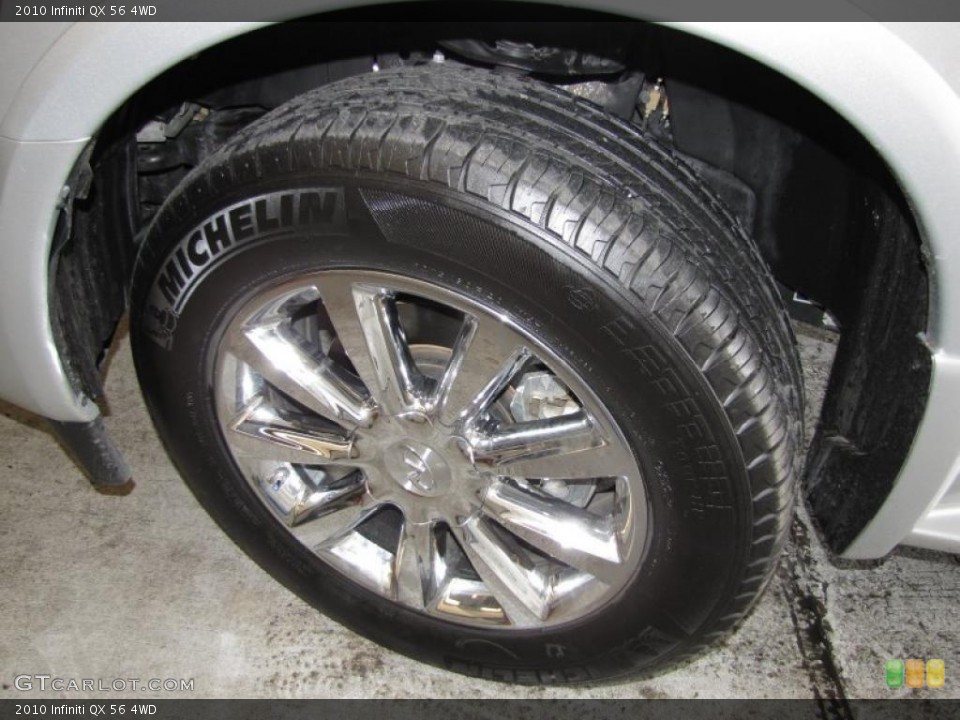 2010 Infiniti QX 56 4WD Wheel and Tire Photo #39780764