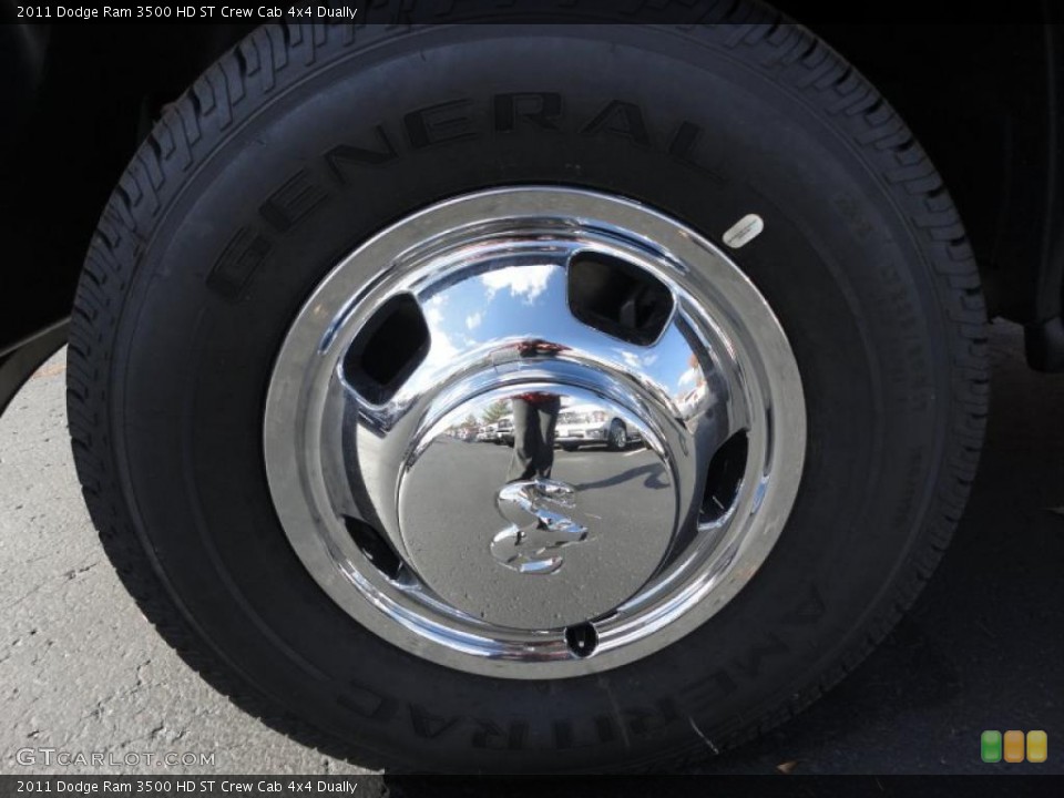2011 Dodge Ram 3500 HD ST Crew Cab 4x4 Dually Wheel and Tire Photo #39780793