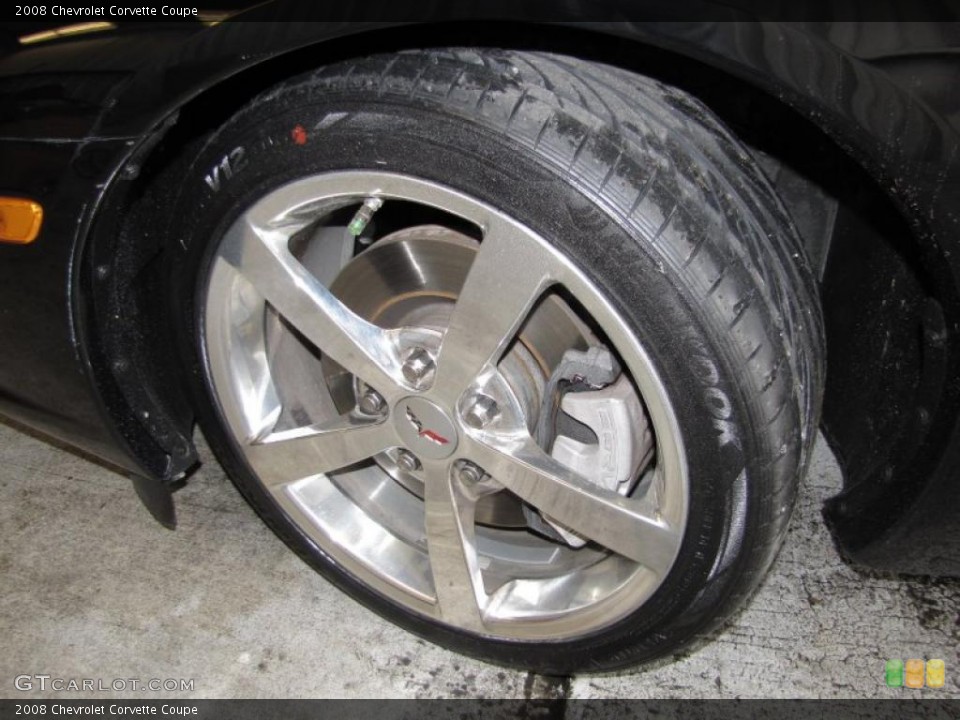2008 Chevrolet Corvette Coupe Wheel and Tire Photo #39783154