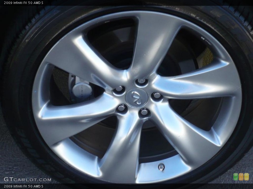 2009 Infiniti FX 50 AWD S Wheel and Tire Photo #39784222