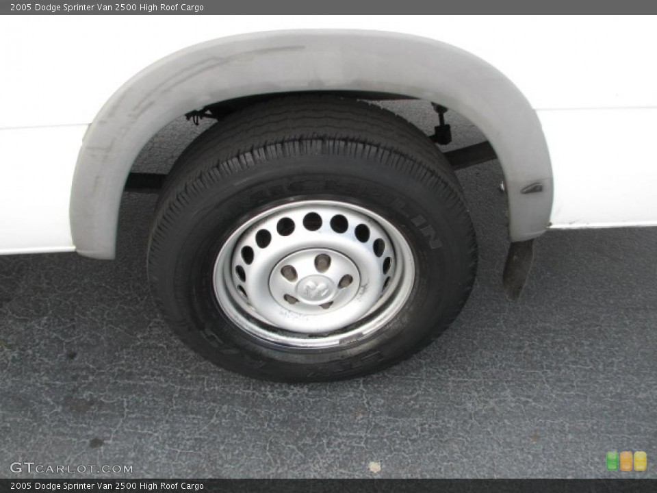2005 Dodge Sprinter Van 2500 High Roof Cargo Wheel and Tire Photo #39784590