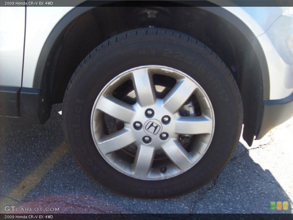 2009 Honda CR-V EX 4WD Wheel and Tire Photo #39787082
