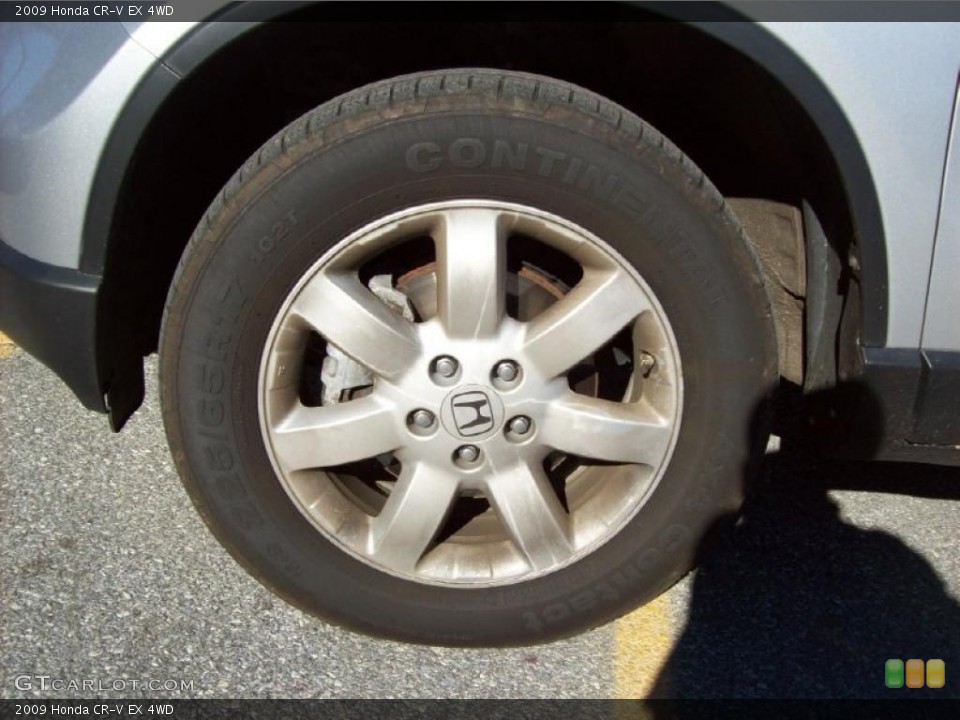 2009 Honda CR-V EX 4WD Wheel and Tire Photo #39787110