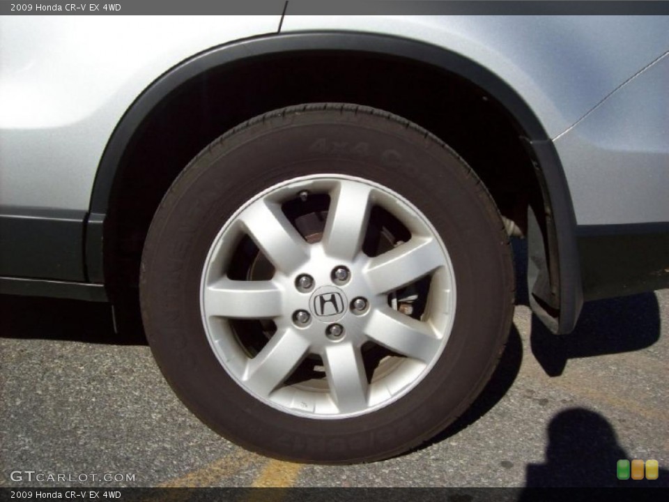 2009 Honda CR-V EX 4WD Wheel and Tire Photo #39787130