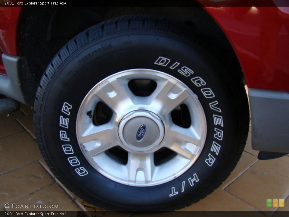 2001 Ford Explorer Sport Trac 4x4 Wheel and Tire Photo #39790786