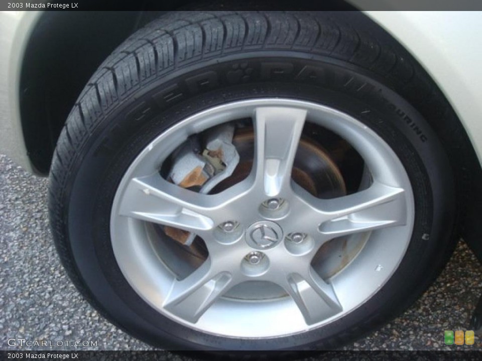 2003 Mazda Protege LX Wheel and Tire Photo #39791950