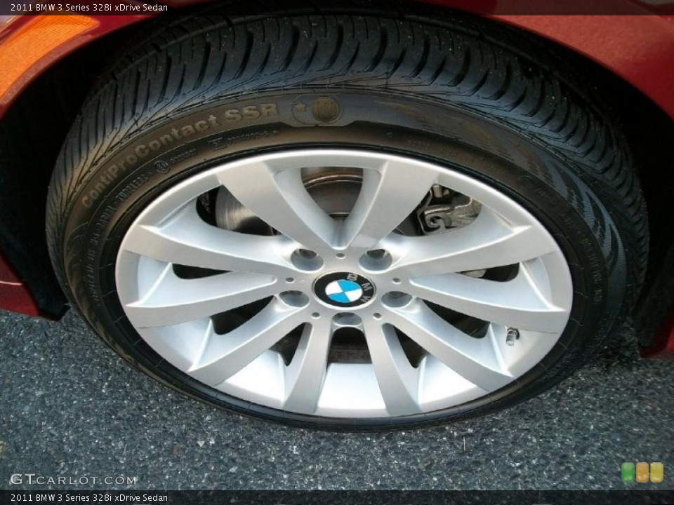 2011 BMW 3 Series 328i xDrive Sedan Wheel and Tire Photo #39795050