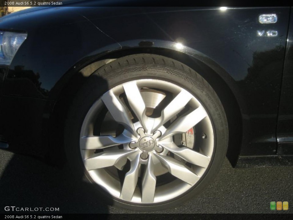 2008 Audi S6 5.2 quattro Sedan Wheel and Tire Photo #39804564