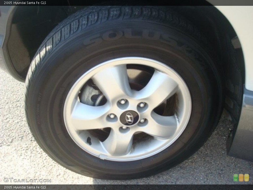 2005 Hyundai Santa Fe GLS Wheel and Tire Photo #39806836
