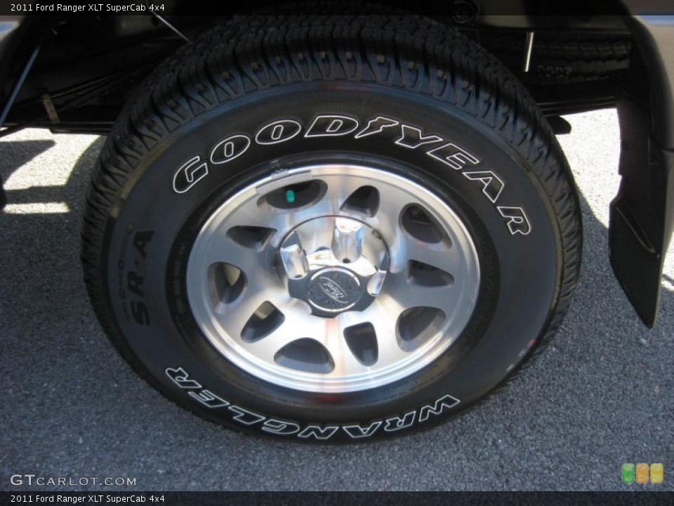2011 Ford Ranger XLT SuperCab 4x4 Wheel and Tire Photo #39808922