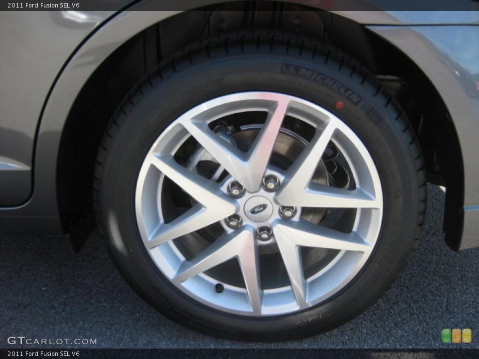 2011 Ford Fusion SEL V6 Wheel and Tire Photo #39809815