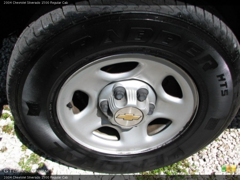 2004 Chevrolet Silverado 1500 Regular Cab Wheel and Tire Photo #39817584
